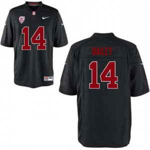 Men Jake Bailey Black Stanford College Football #14 Jersey 562856-744