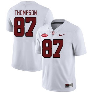 Men Jason Thompson White Stanford University 2024 ACC Conference College Football #87 Jersey 908818-310