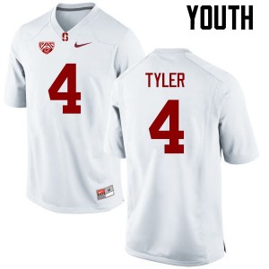 Youth Jay Tyler White Stanford University College Football #4 Jersey 744633-131
