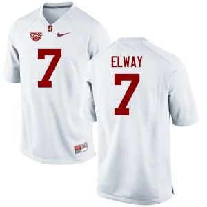 Men John Elway White Stanford Cardinal College Football #7 Jersey 415533-202