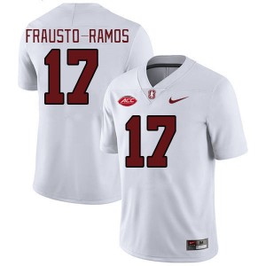 Men Jshawn Frausto-Ramos White Stanford 2024 ACC Conference College Football #17 Jersey 515774-581