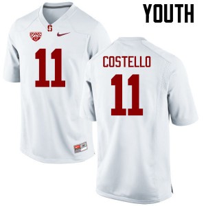 Youth K.J. Costello White Stanford College Football #11 Jersey 336138-753