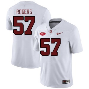 Men Levi Rogers White Stanford 2024 ACC Conference College Football #57 Jersey 955229-940