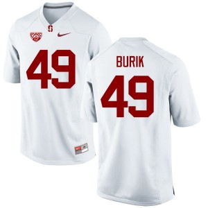 Men Lewis Burik White Cardinal College Football #49 Jersey 320906-501