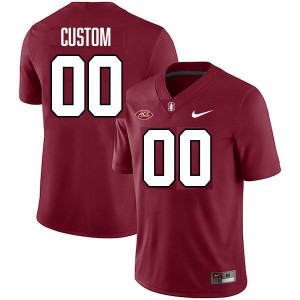 Men Custom Cardinal Cardinal 2024 ACC Conference College Football #00 Jersey 816485-455