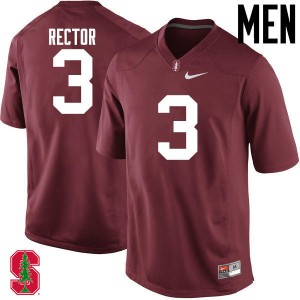Men Michael Rector Cardinal Stanford College Football #3 Jersey 576391-981