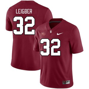 Men Mitch Leigber Cardinal Stanford 2024 ACC Conference College Football #32 Jersey 765867-423