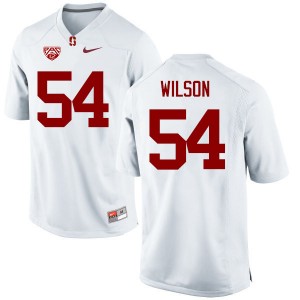 Men Nick Wilson White Stanford Cardinal College Football #54 Jersey 737649-716