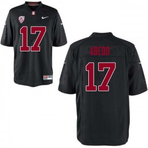 Men Paulson Abedo Black Stanford Cardinal College Football #17 Jersey 470448-177