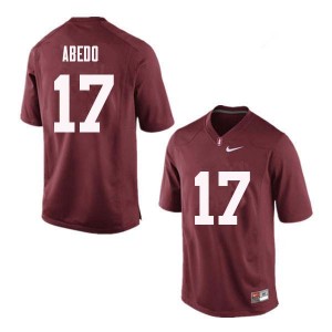 Men Paulson Abedo Red Stanford College Football #17 Jersey 354948-548