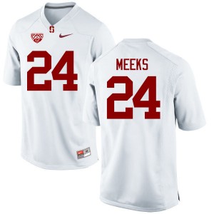 Men Quenton Meeks White Cardinal College Football #24 Jersey 630542-951