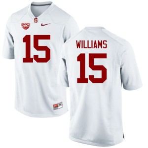 Men Reagan Williams White Stanford Cardinal College Football #15 Jersey 925217-325