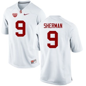 Men Richard Sherman White Stanford College Football #9 Jersey 515790-580