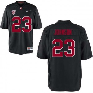Men Ryan Johnson Black Cardinal College Football #23 Jersey 604327-193