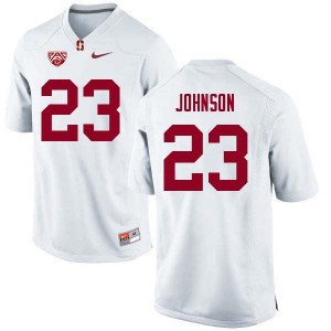 Men Ryan Johnson White Cardinal College Football #23 Jersey 838065-598
