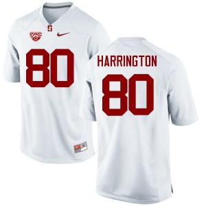 Men Scooter Harrington White Stanford University College Football #80 Jersey 659224-906