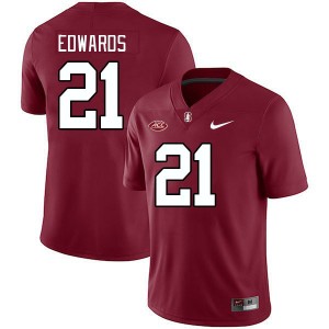 Men Scotty Edwards Cardinal Cardinal 2024 ACC Conference College Football #21 Jersey 735913-370