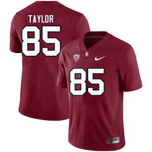 Men Shield Taylor Cardinal Stanford University College Football #85 Jersey 160156-593