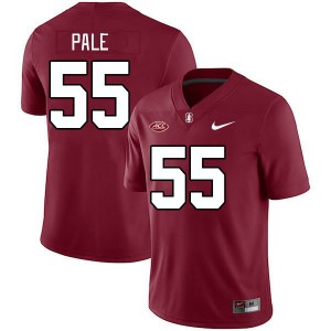 Men Simione Pale Cardinal Stanford University 2024 ACC Conference College Football #55 Jersey 451128-923