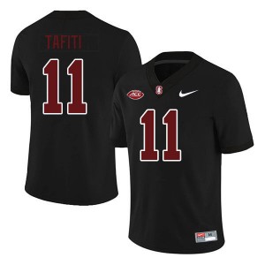 Men Tevarua Tafiti Black Stanford 2024 ACC Conference College Football #11 Jersey 818888-361