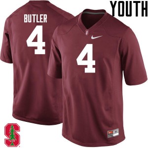 Youth Treyjohn Butler Cardinal Cardinal College Football #4 Jersey 443928-715