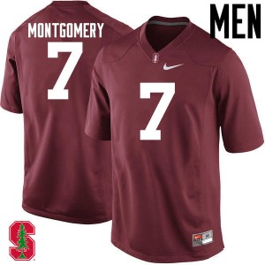 Men Ty Montgomery Cardinal Stanford Cardinal College Football #7 Jersey 177625-735