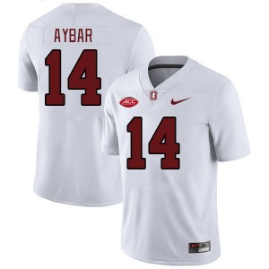 Men Wilfredo Aybar White Stanford 2024 ACC Conference College Football #14 Jersey 111615-582