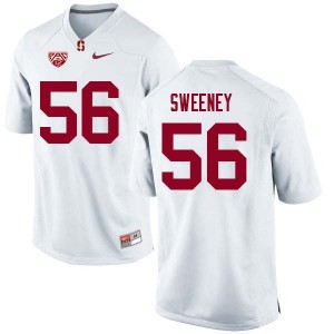 Men Will Sweeney White Stanford Cardinal College Football #56 Jersey 627747-416