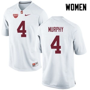 Women Alameen Murphy White Cardinal College Football #4 Jersey 608684-123