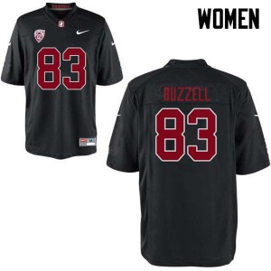 Women Cameron Buzzell Black Stanford University College Football #83 Jersey 185124-378