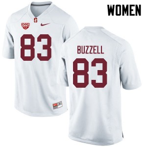 Women Cameron Buzzell White Stanford Cardinal College Football #83 Jersey 660914-515