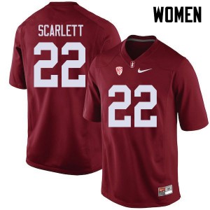 Women Cameron Scarlett Cardinal Cardinal College Football #22 Jersey 382655-742
