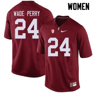 Women Dalyn Wade-Perry Cardinal Stanford Cardinal College Football #24 Jersey 128974-957
