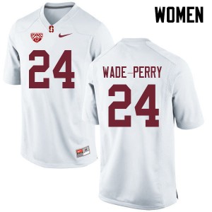 Women Dalyn Wade-Perry White Cardinal College Football #24 Jersey 682749-393