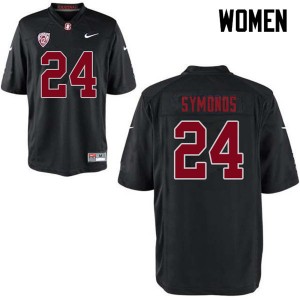Women Jay Symonds Black Cardinal College Football #24 Jersey 489799-551