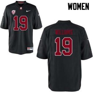 Women Noah Williams Black Cardinal College Football #19 Jersey 984255-747