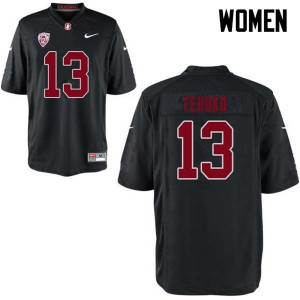 Women Simi Fehoko Black Stanford College Football #13 Jersey 926794-821