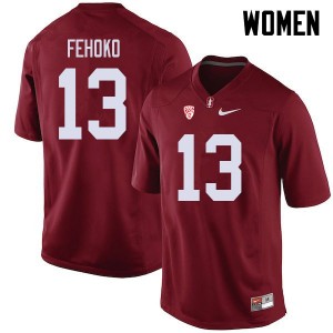 Women Simi Fehoko Cardinal Stanford Cardinal College Football #13 Jersey 862186-728