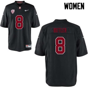 Women Treyjohn Butler Black Cardinal College Football #8 Jersey 732564-125