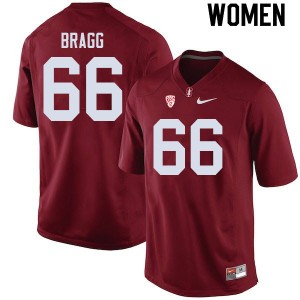 Women Branson Bragg Cardinal Cardinal College Football #66 Jersey 612698-928