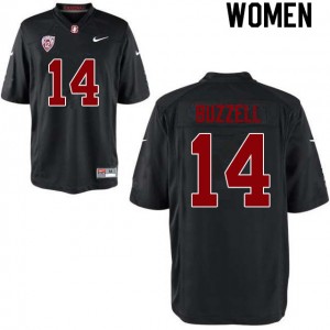 Women Cameron Buzzell Black Stanford College Football #14 Jersey 698668-837