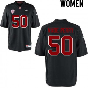 Women Dalyn Wade-Perry Black Stanford College Football #50 Jersey 636807-779