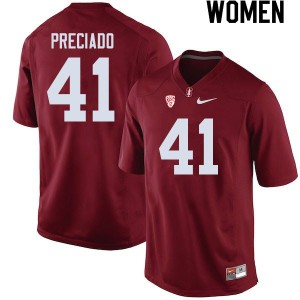 Women Diego Preciado Cardinal Stanford Cardinal College Football #41 Jersey 600294-402