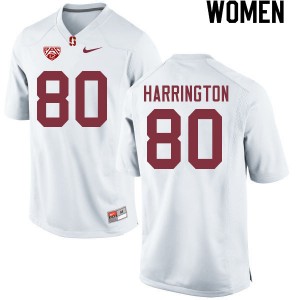 Women Scooter Harrington White Cardinal College Football #80 Jersey 856320-222