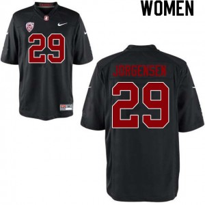Women Spencer Jorgensen Black Cardinal College Football #29 Jersey 436950-713