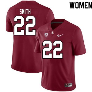Women E.J. Smith Cardinal Stanford Cardinal College Football #22 Jersey 894069-982