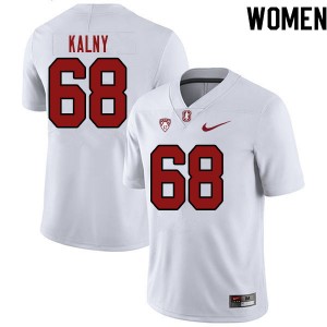 Women Max Kalny White Cardinal College Football #68 Jersey 714165-897