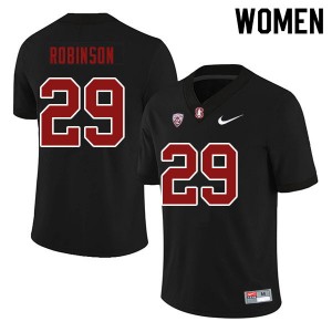 Women Caleb Robinson Black Cardinal College Football #29 Jersey 685980-997