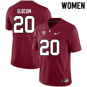 Women Jaden Slocum Cardinal Stanford University College Football #20 Jersey 589898-128