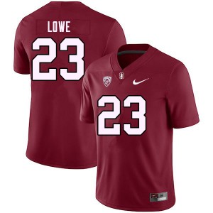 Women Jacob Lowe Cardinal Cardinal College 2023 Football #23 Jersey 934354-685